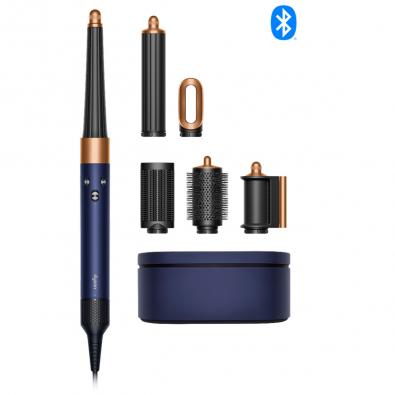 Стайлер Dyson Airwrap i.d. Straight+Wavy HS08 T1/T2 для прямого та хвилястого волосся (берлінська блакить/мідь)