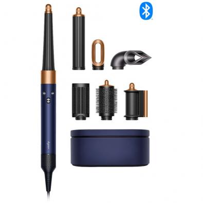 Стайлер Dyson Airwrap i.d. Straight+Wavy HS08 T1/T2 для прямого та хвилястого волосся (берлінська блакить/мідь)