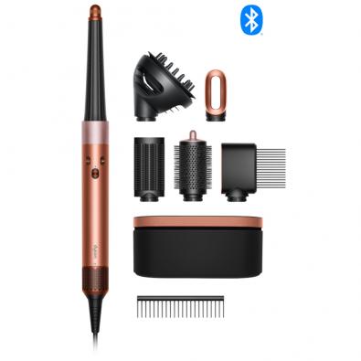 Стайлер Dyson Airwrap i.d. Curly+Coily HS08 T3/T4 для кучерявого та в'юнкого волосся (янтарний шовк/рожеве шампанське)